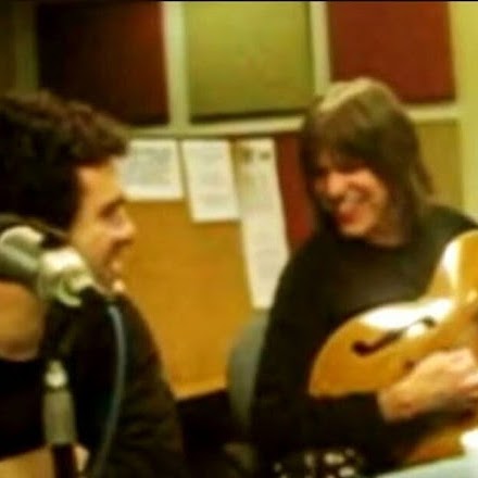 German Herlein translating Mike Stern at radio