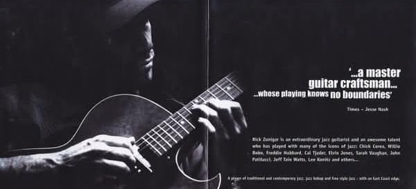 Rick Zunigar — 'a master guitar craftsman whose playing knows no boundaries'